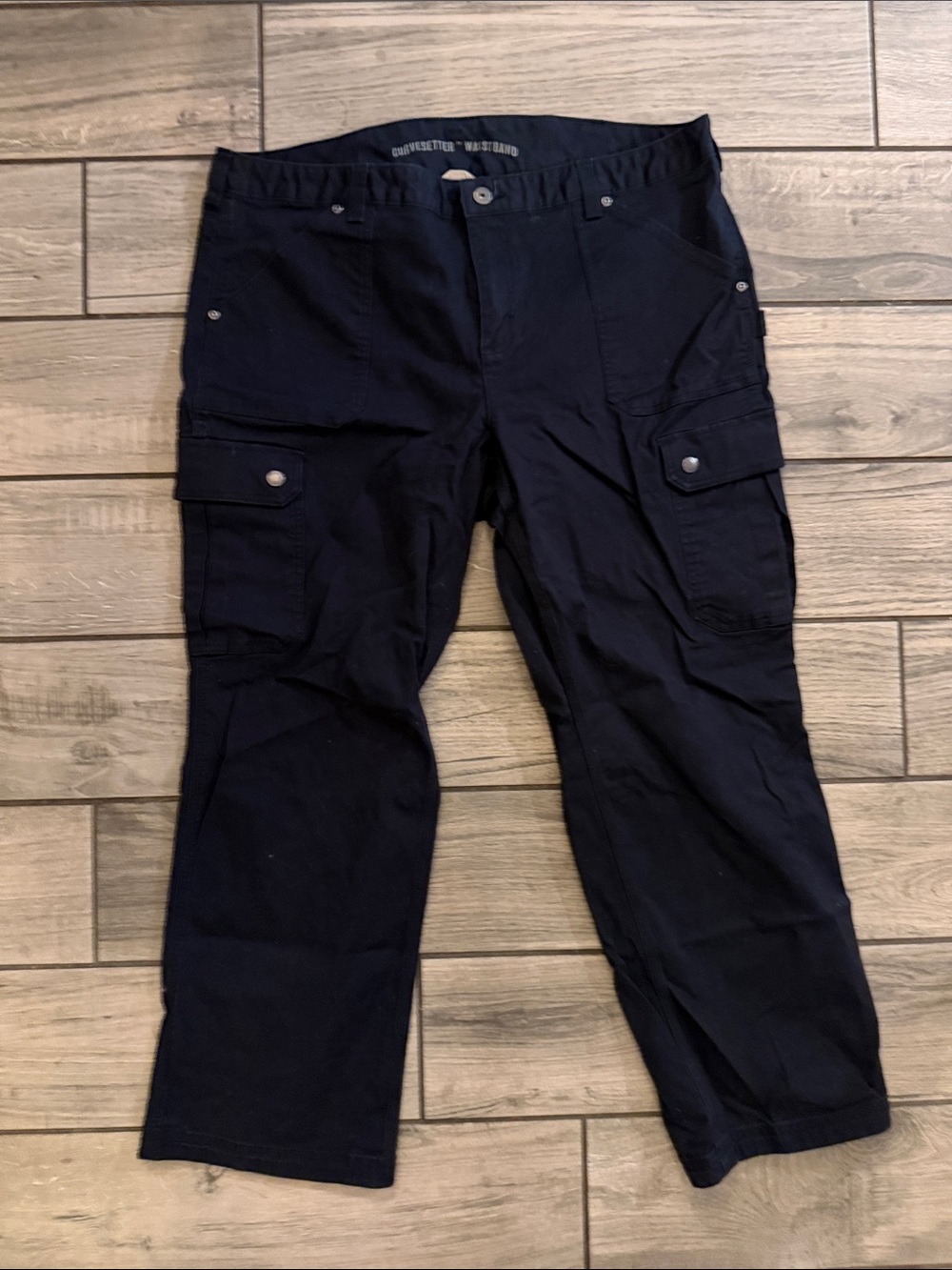 Duluth Trading Co Navy Cargo Utility Pants